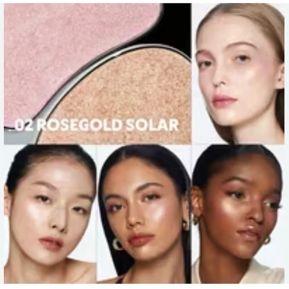 NEW - Tirtir Prism Highlighter Duo - 2 Shades - RoseGold Solar - BNIB - Picture 7 of 8